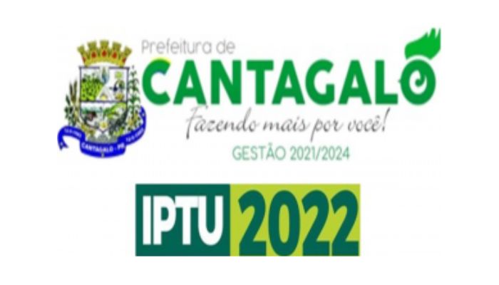 Cantagalo - Imposto sobre a propriedade territorial - IPTU 2022